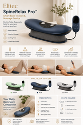 Elitec SpineRelax Pro™ Smart Back Stretch & Massage Device