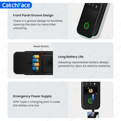 Fingerprint Waterproof Outdoor Garden Lock