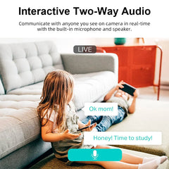 FUERS 5MP HD Indoor Security WIFI Camera