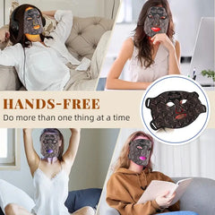 8 Colors LED Face Mask with Neck Near Infrared
