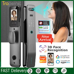 Tuya WiFi 3D Face Recognition Digital Door Lock