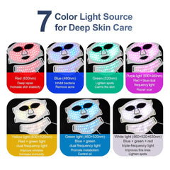 Safe Silicone Red LED Face Mask Beauty Skin