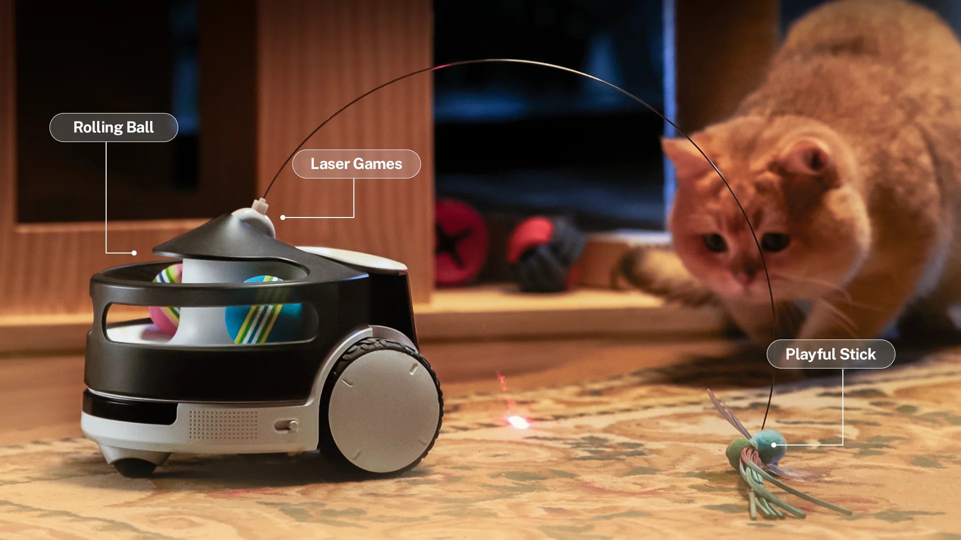 Enabot ROLA PetPal Robot Pet Companion Smart AI