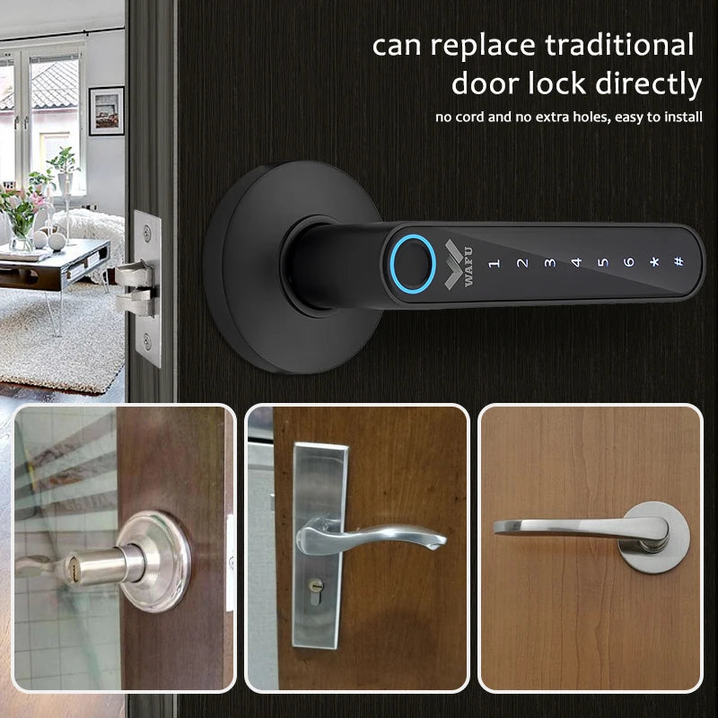 WAFU 016 Fingerprint Smart Door Lock