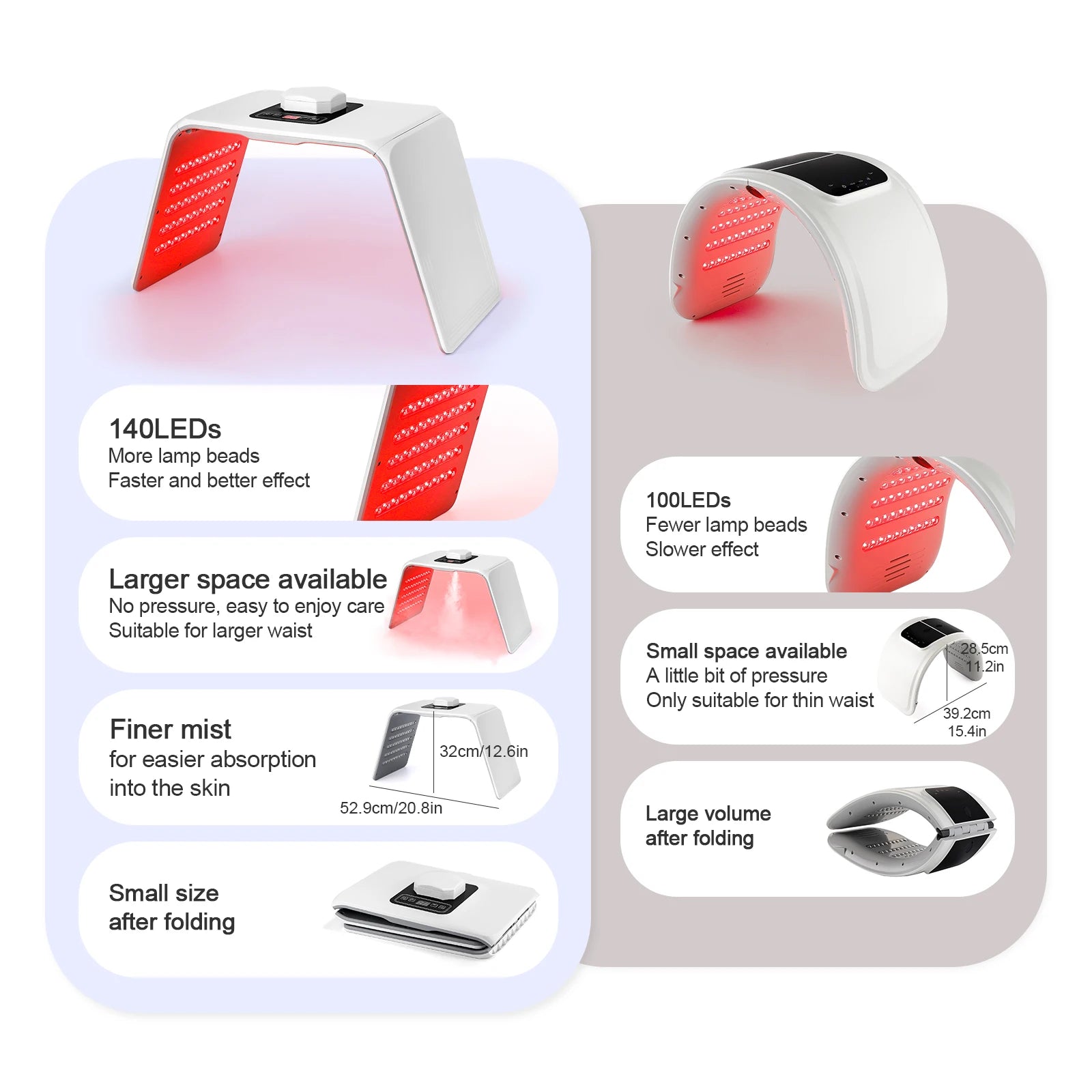 7 Colors LED Photon Machine Red Light