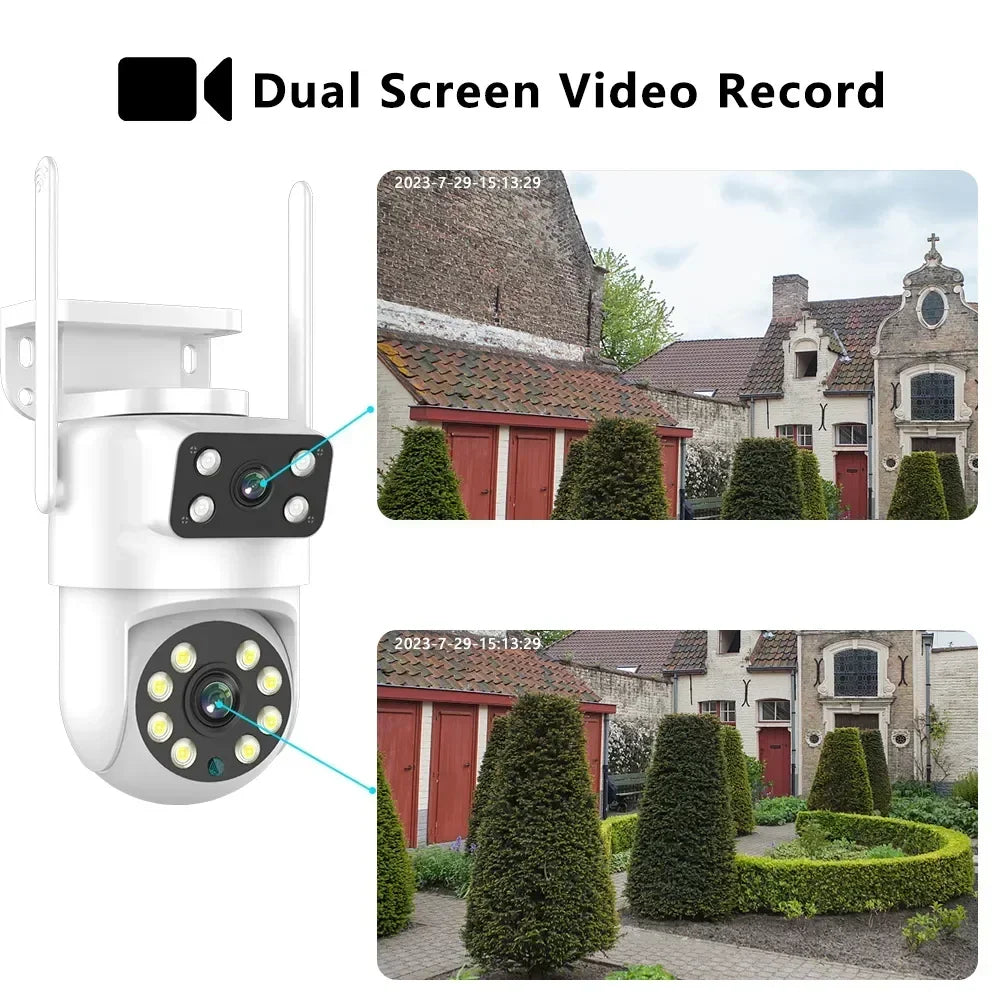 5K 10MP  Tuya Dual Lens PTZ WIFI Camera