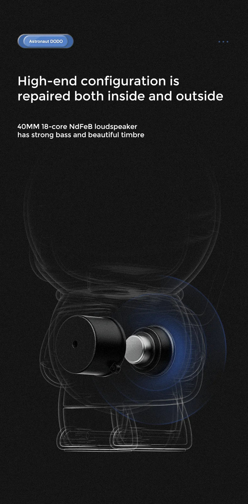 New portable wireless audio speaker