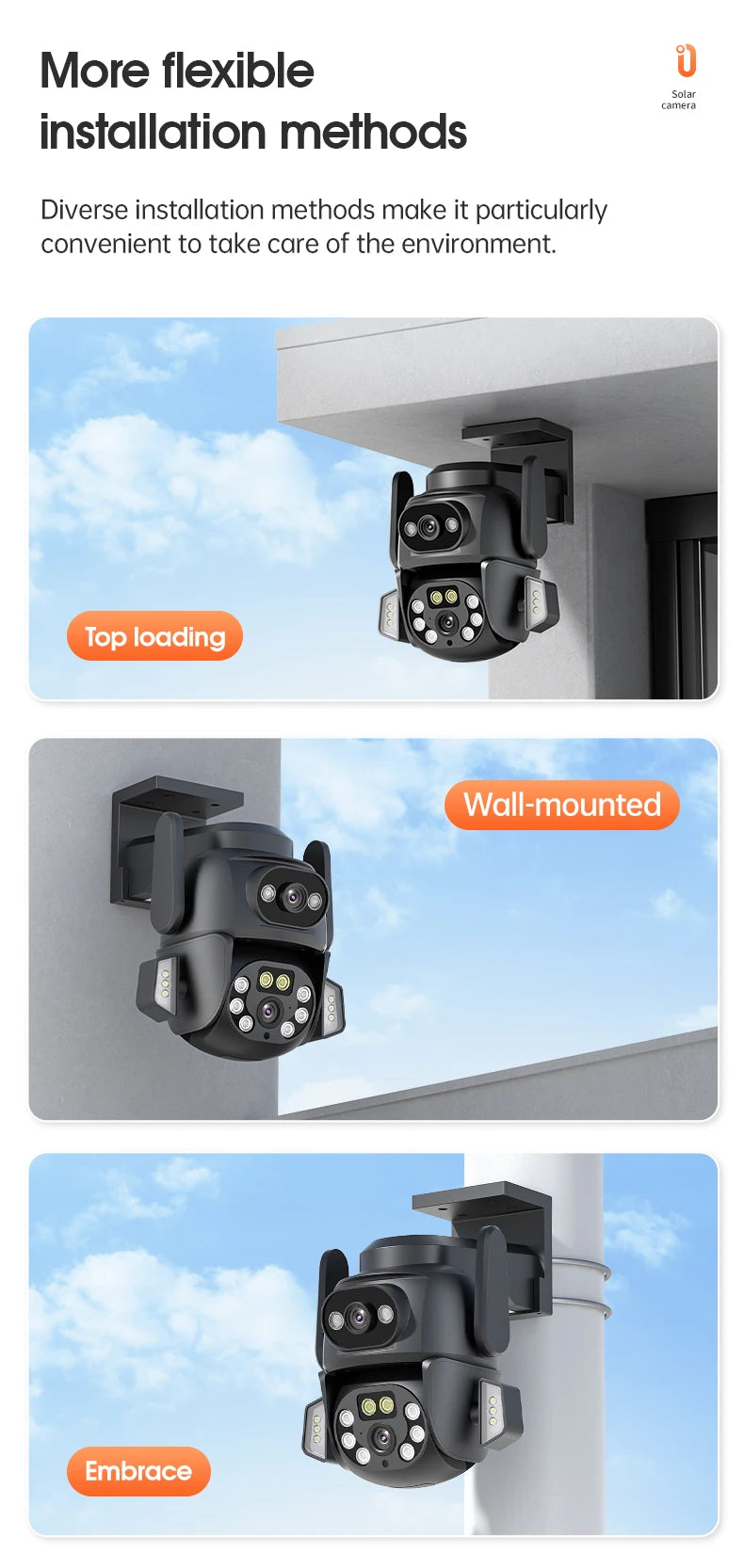 5K 10MP  Tuya Dual Lens PTZ WIFI Camera