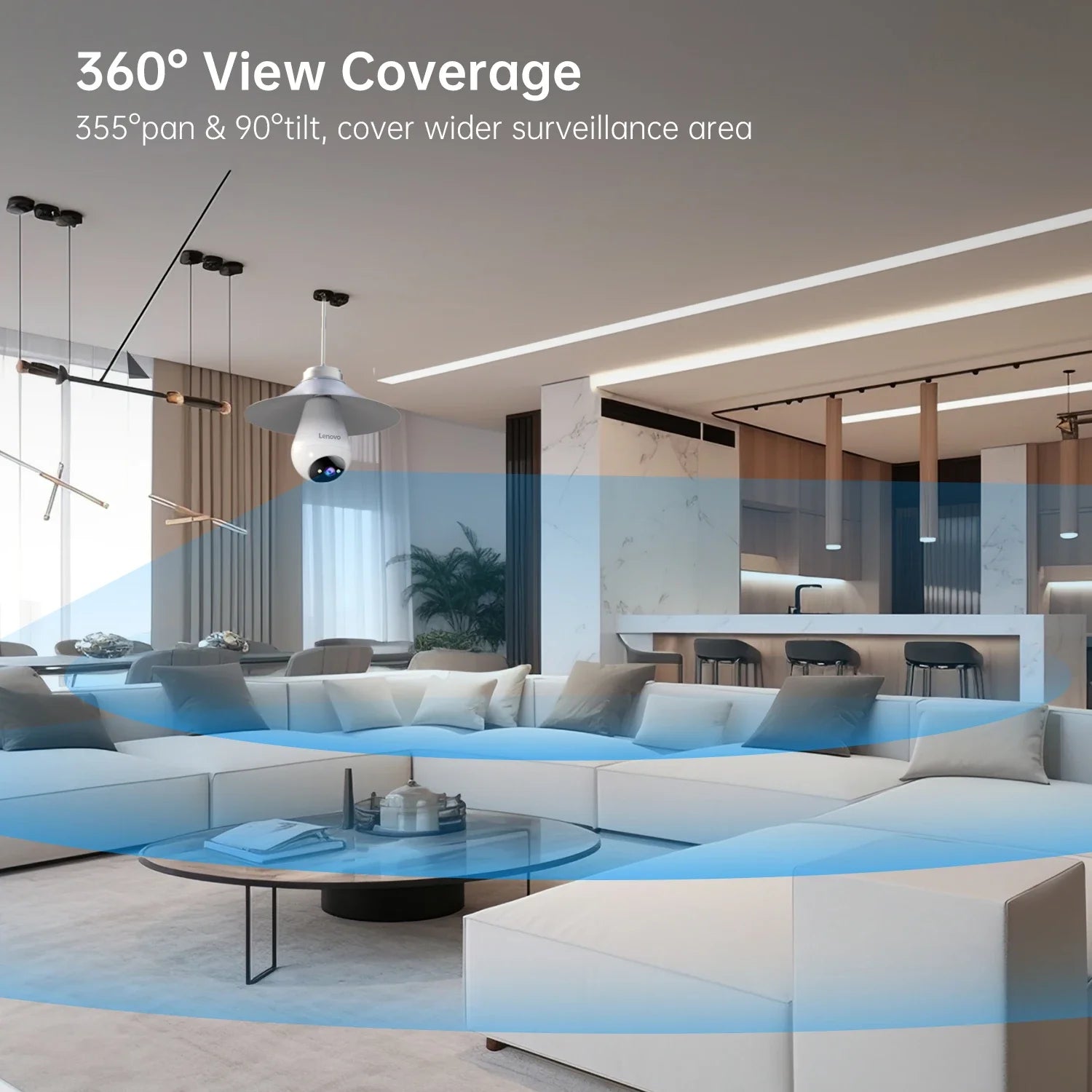 Lenovo E27 Bulb Camera 1080P WiFi Surveillance