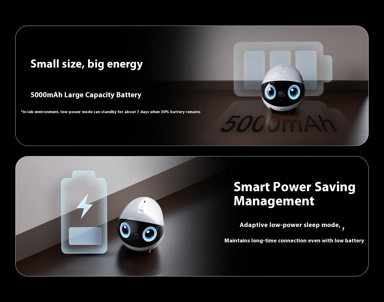 Enabot Air 2 Plus Intelligent Robot Wireless Camera AI