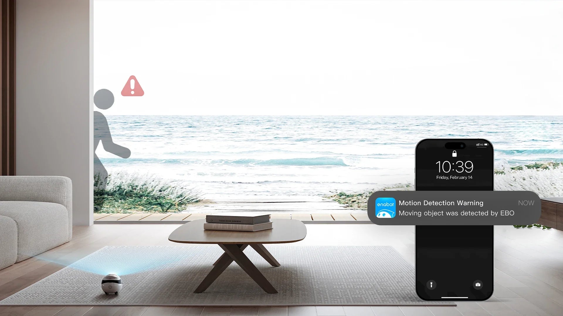 Enabot EBO AIR 2 Companion Robot 2K Home Security Pet Camera