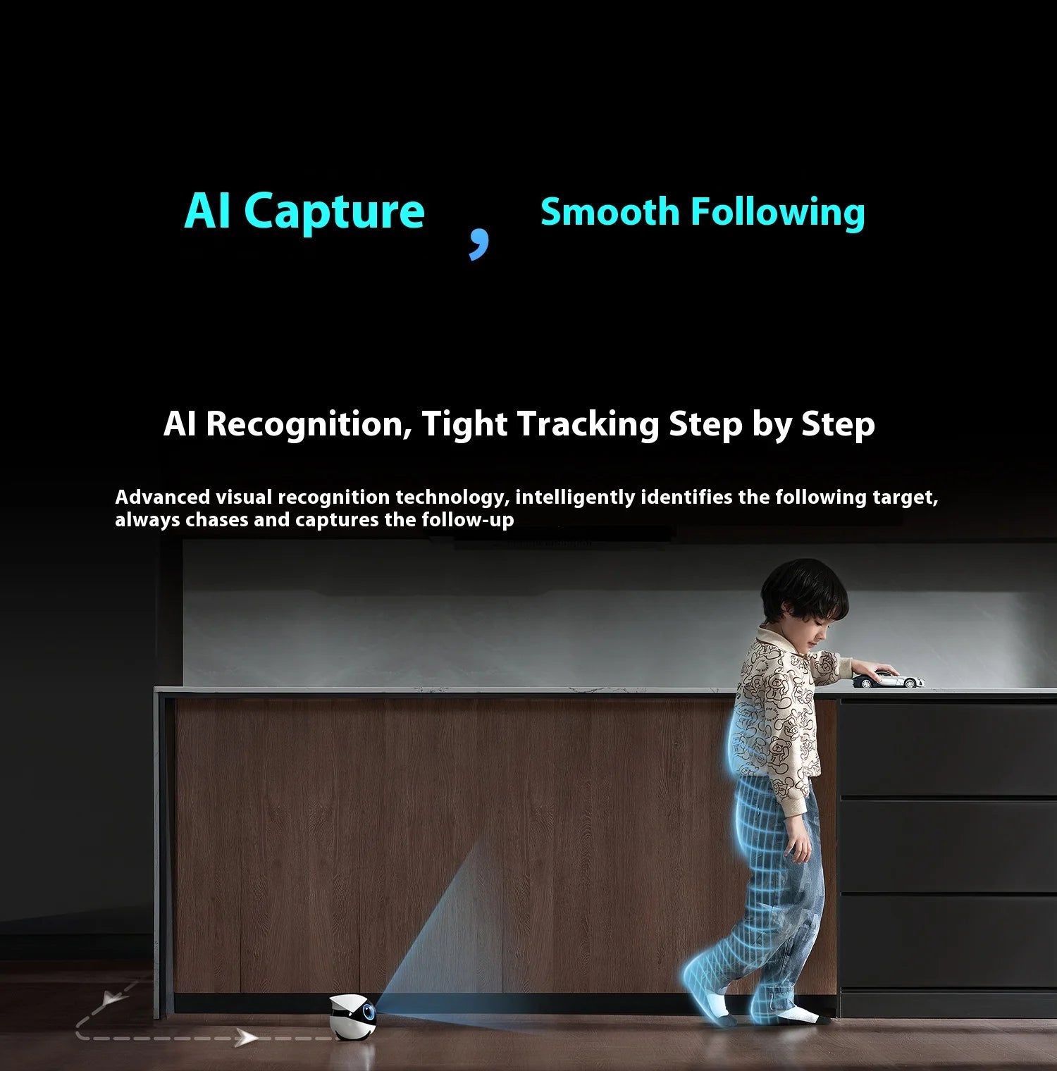 Enabot Air 2 Plus Intelligent Robot Wireless Camera AI