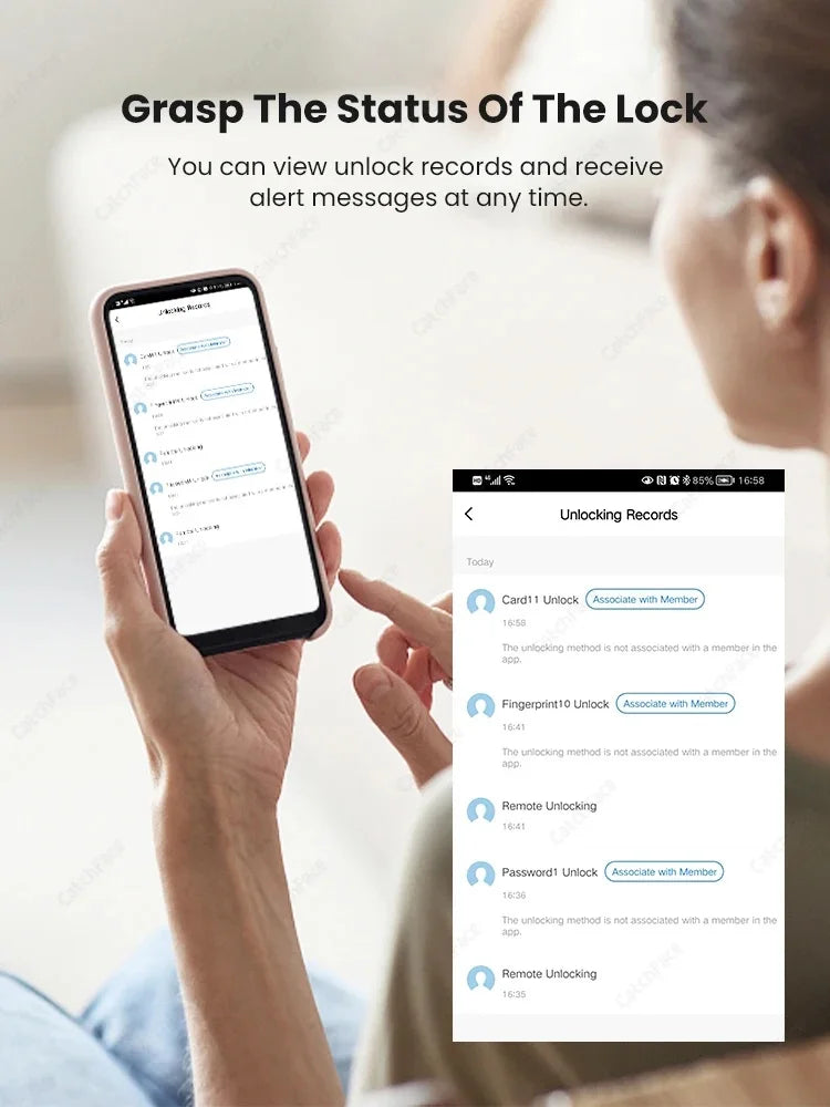 Tuya WiFi APP Double-Sided Fingerprint