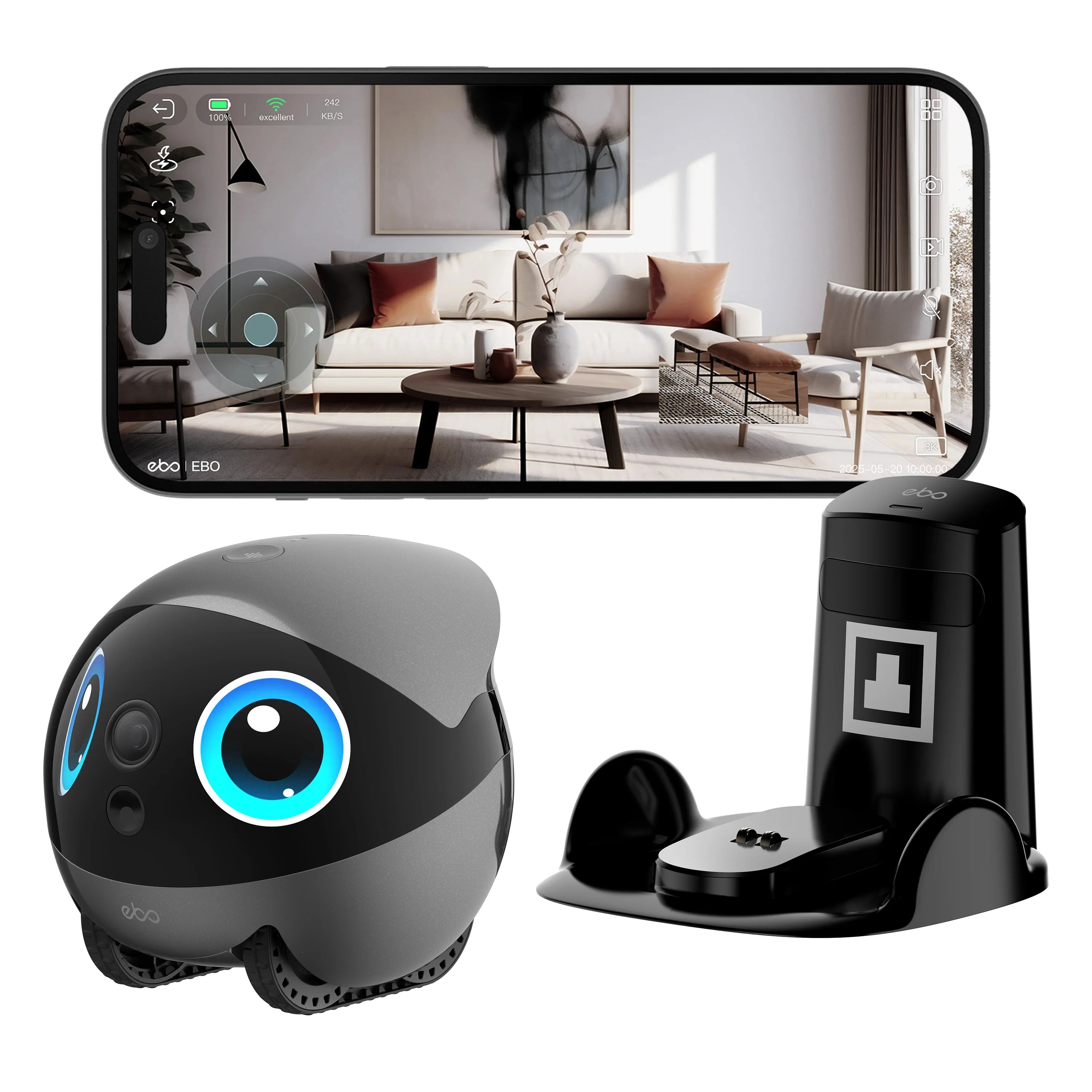 EBO AIR 2 PLUS Intelligent Pet Companion Robot