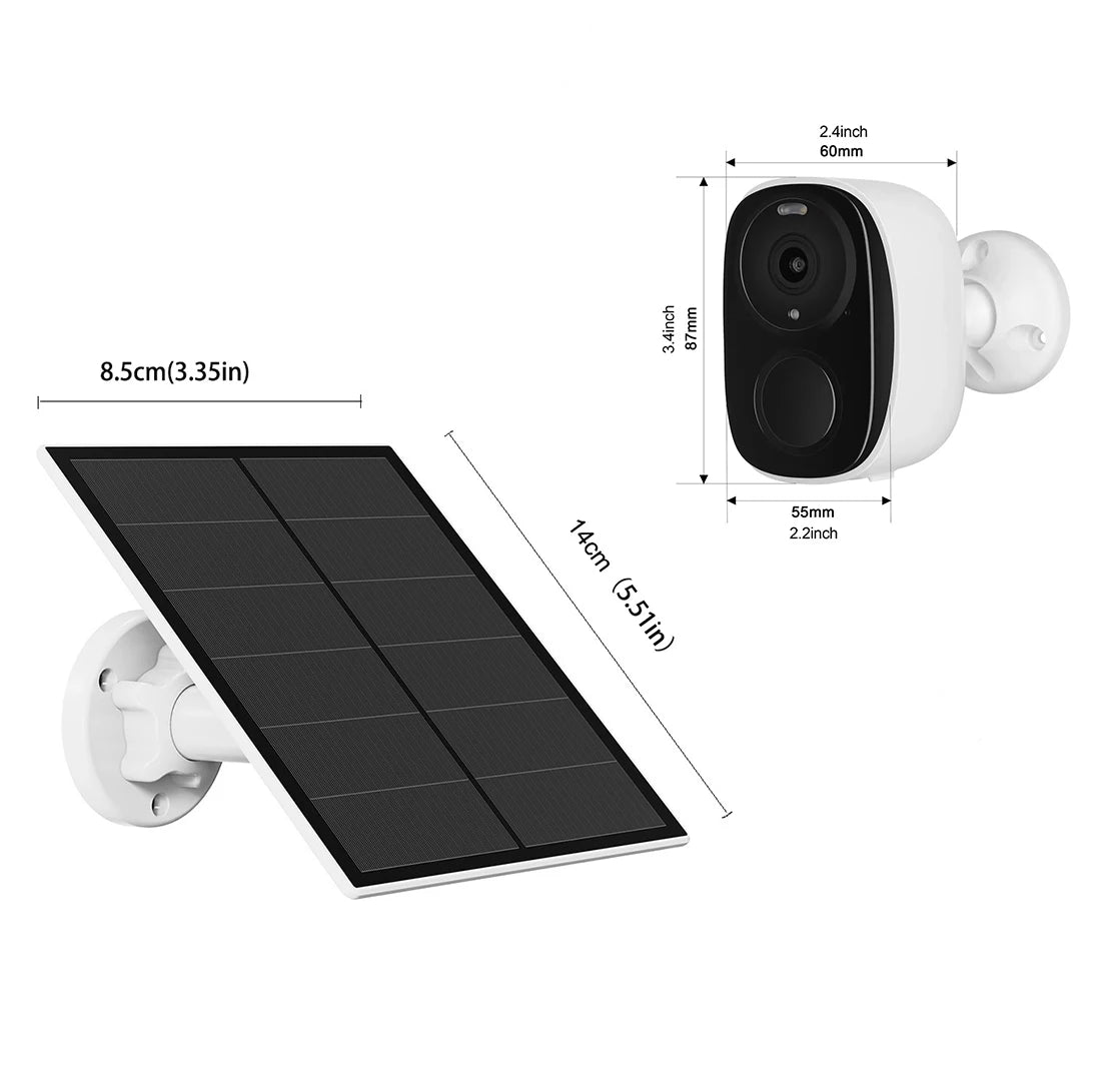 Outdoor Solar Powered CCTV Security Camera