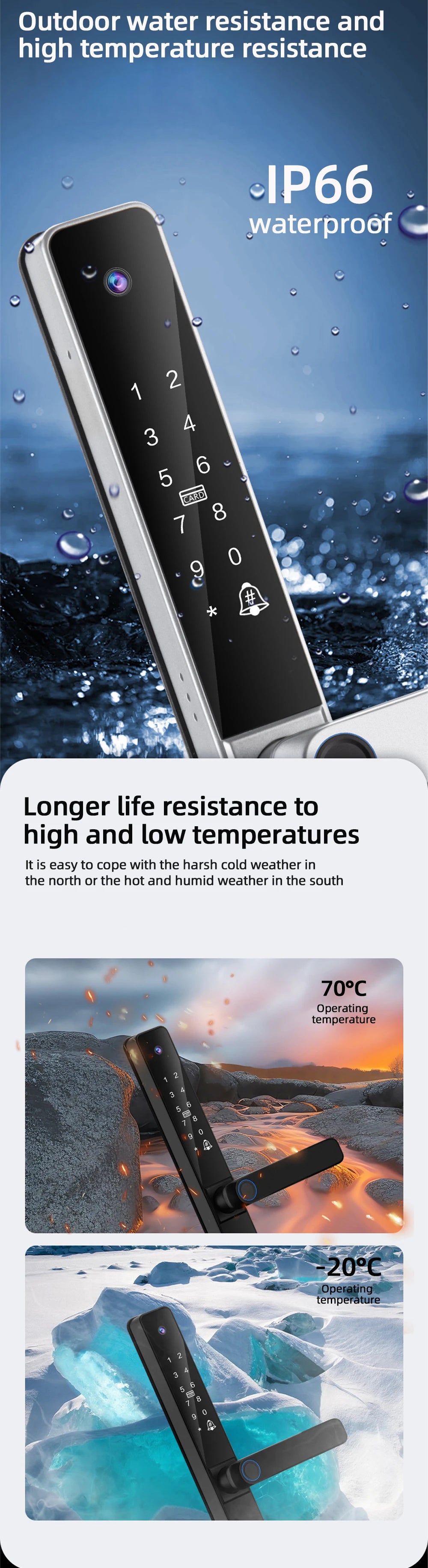 CDOK DQ05Tuya WiFi smart lock