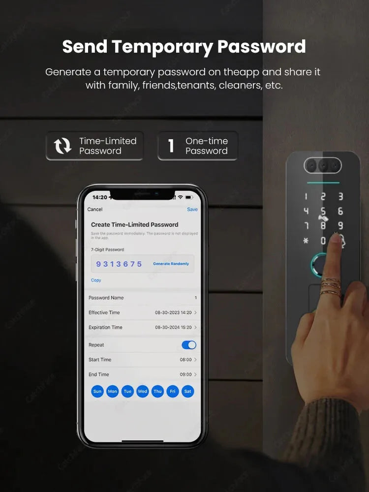 Fingerprint Lock 3D Face Recognition