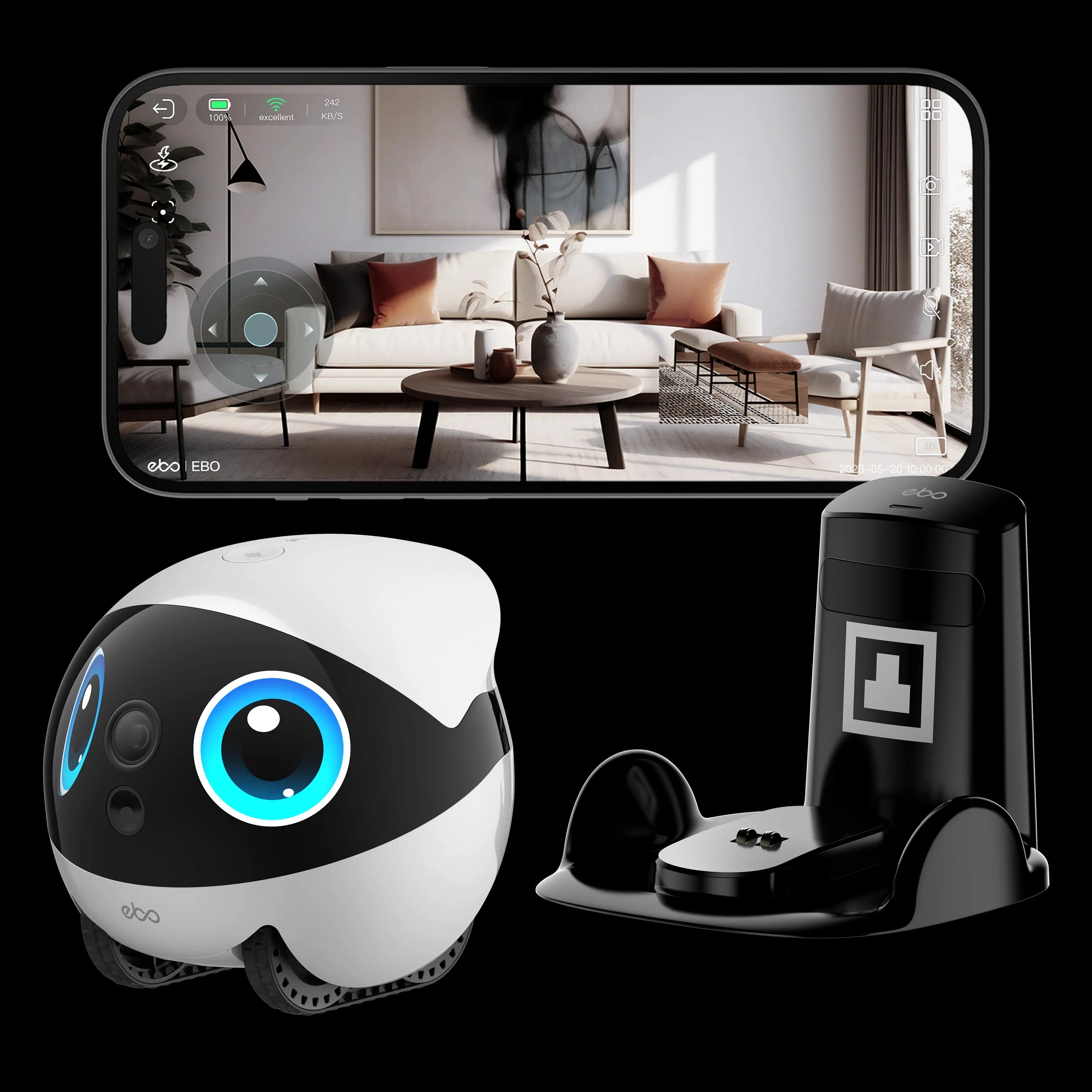 EBO AIR 2 PLUS Intelligent Pet Companion Robot