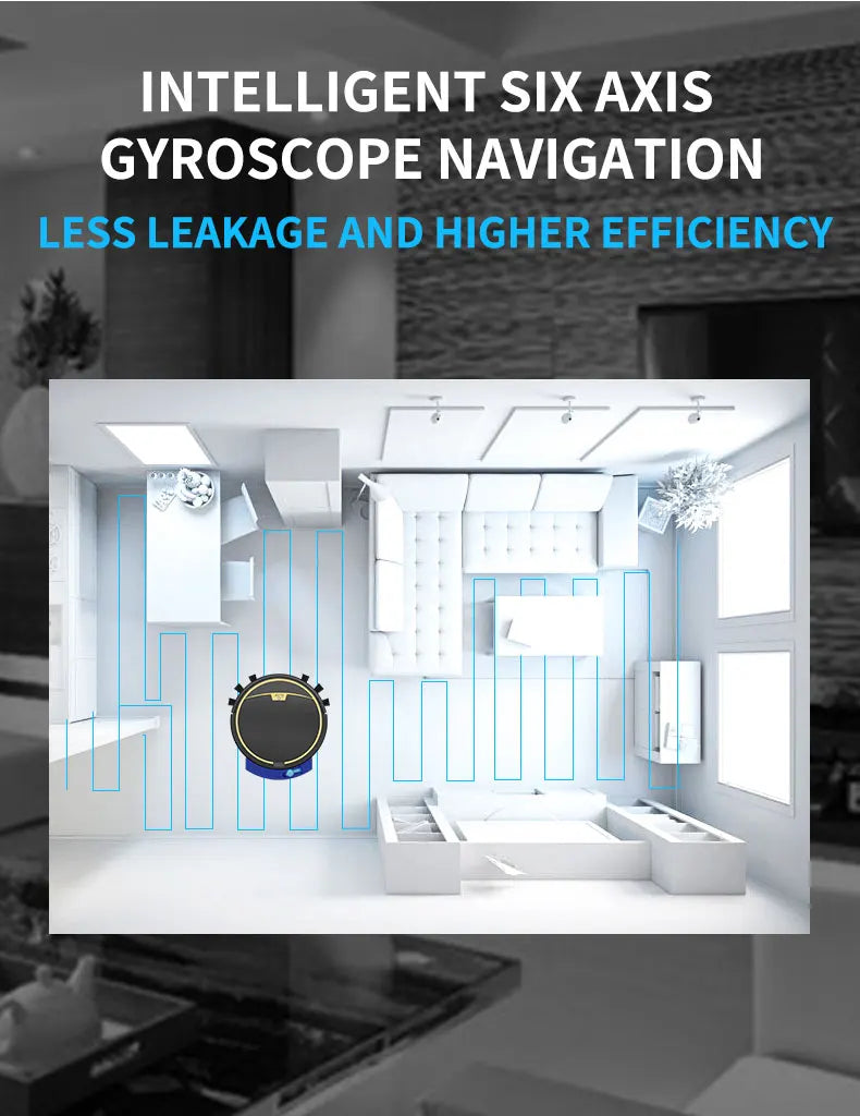 Vacuum Cleaner Robot Smart 2800PA Remote