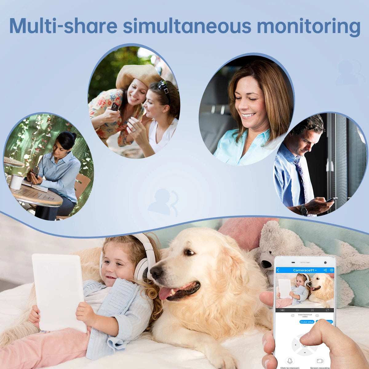 Lenovo E27 Bulb Camera 1080P WiFi Surveillance