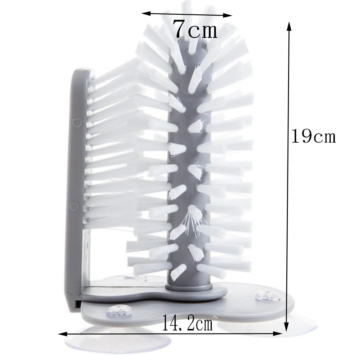 2 In 1 Cleaning Brush Cup Scrubber Suction Wall