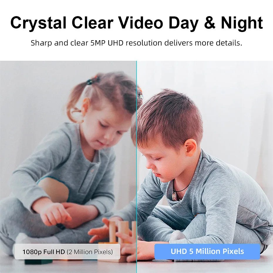 FUERS 5MP HD Indoor Security WIFI Camera