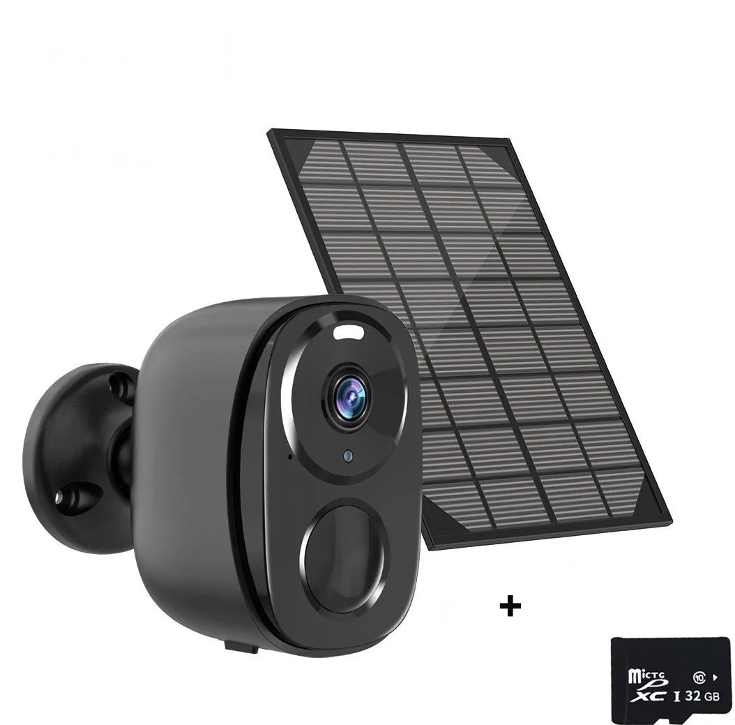Outdoor Solar Powered CCTV Security Camera