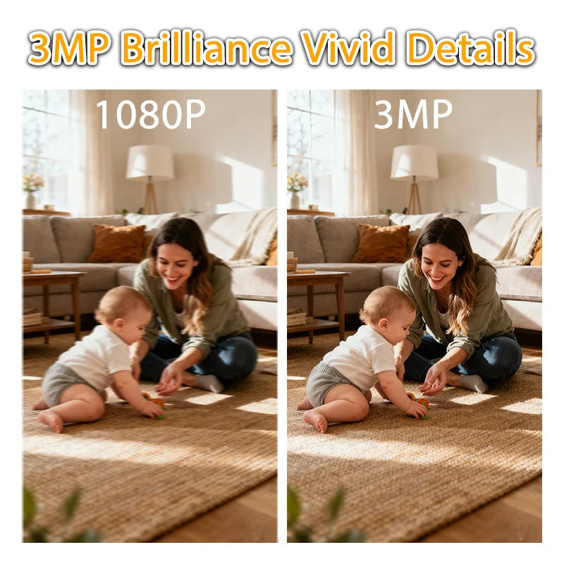 Boykeep 3MP Pet Camera with Phone App