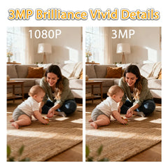 Boykeep 3MP Pet Camera with Phone App