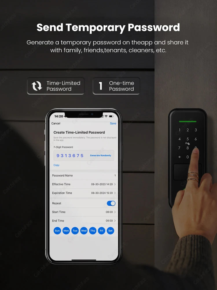 Fingerprint Waterproof Outdoor Garden Lock
