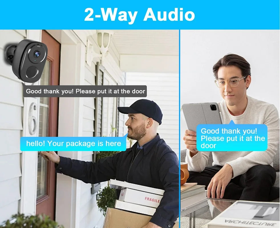 Outdoor Solar Powered CCTV Security Camera