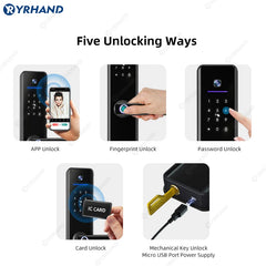 YRHAND Tuya Wifi Camera Video Intercom Lock App Remote