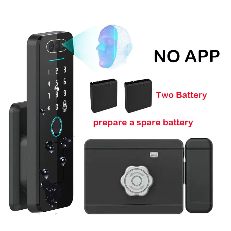 Fingerprint Lock 3D Face Recognition