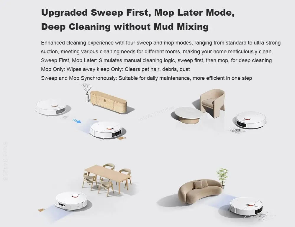 XIAOMI MIJIA Smart OMNI Robot 2 Vacuum Cleaners