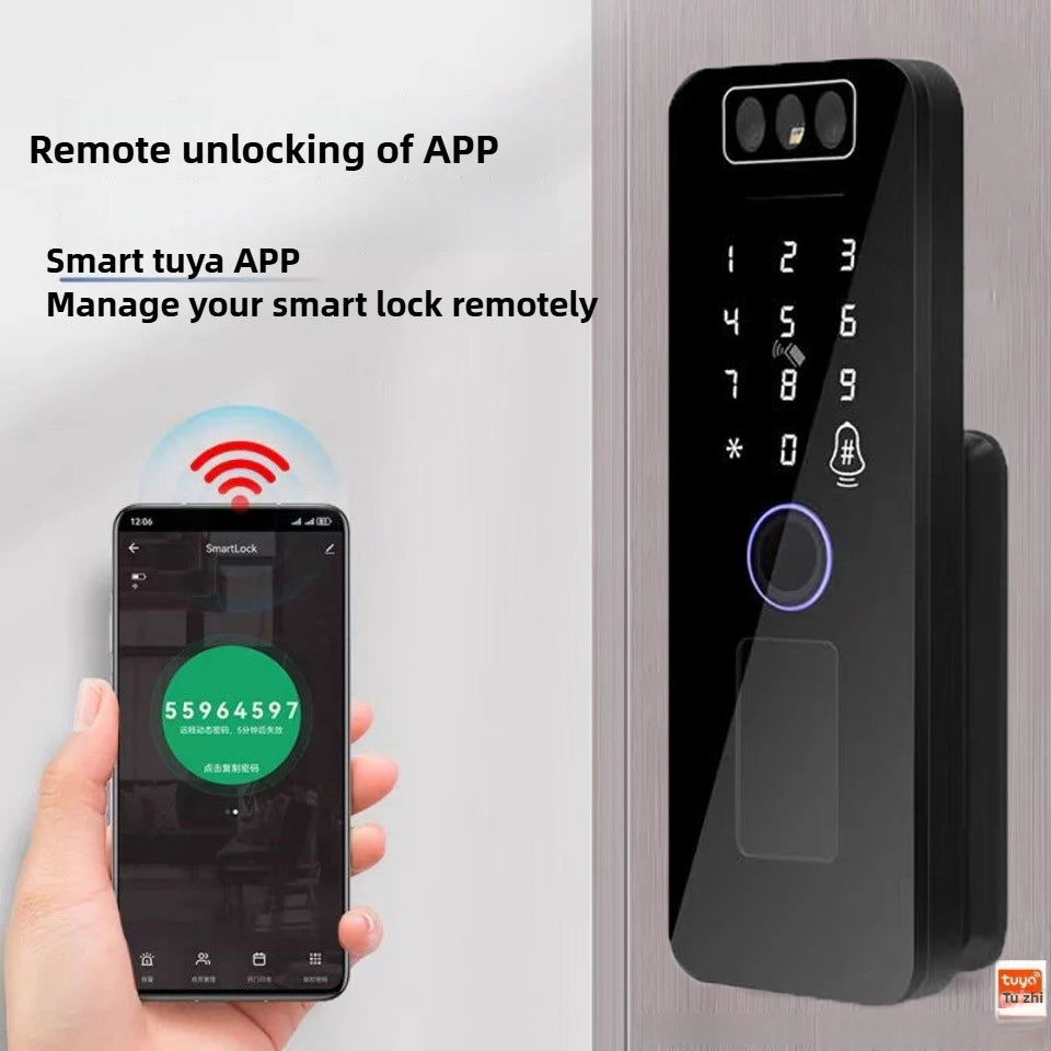 Fingerprint Lock 3D Face Recognition