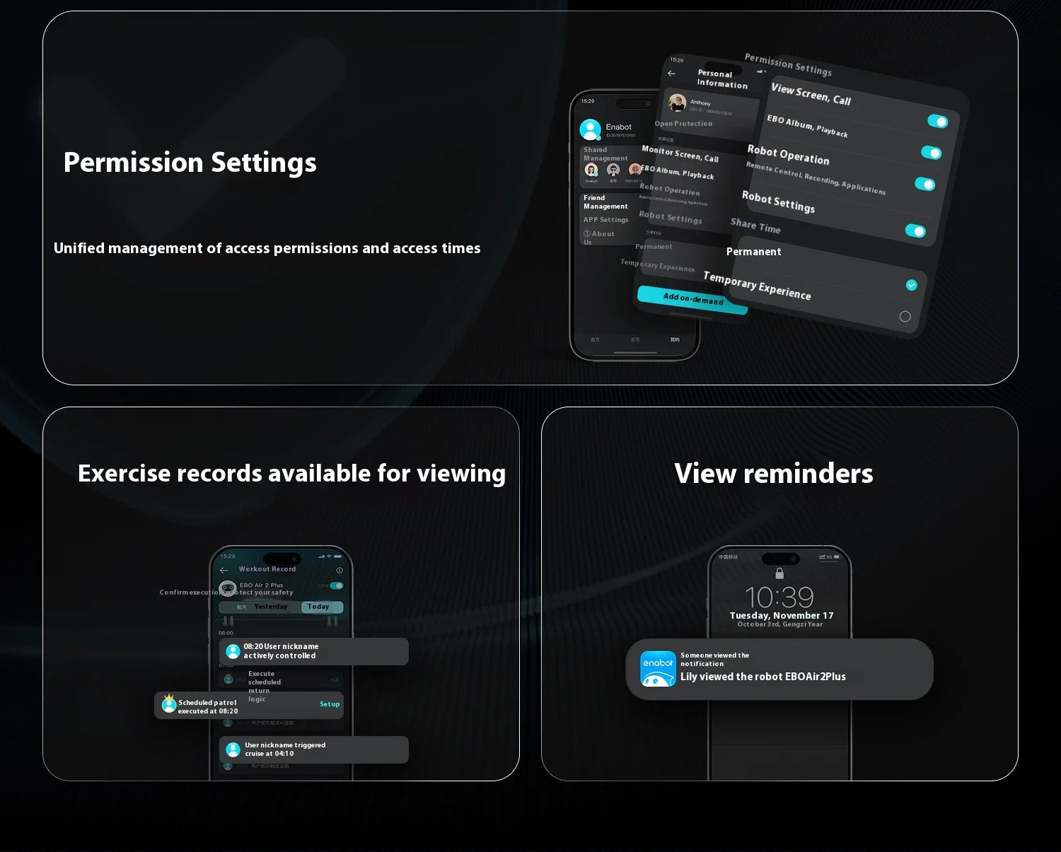 Enabot Air 2 Plus Intelligent Robot Wireless Camera AI