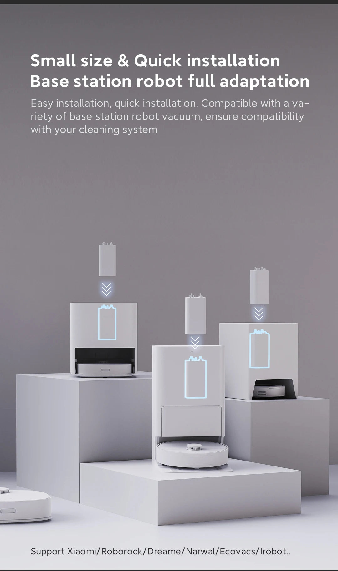 Automatic Water Refill & Drainage System for Roborock