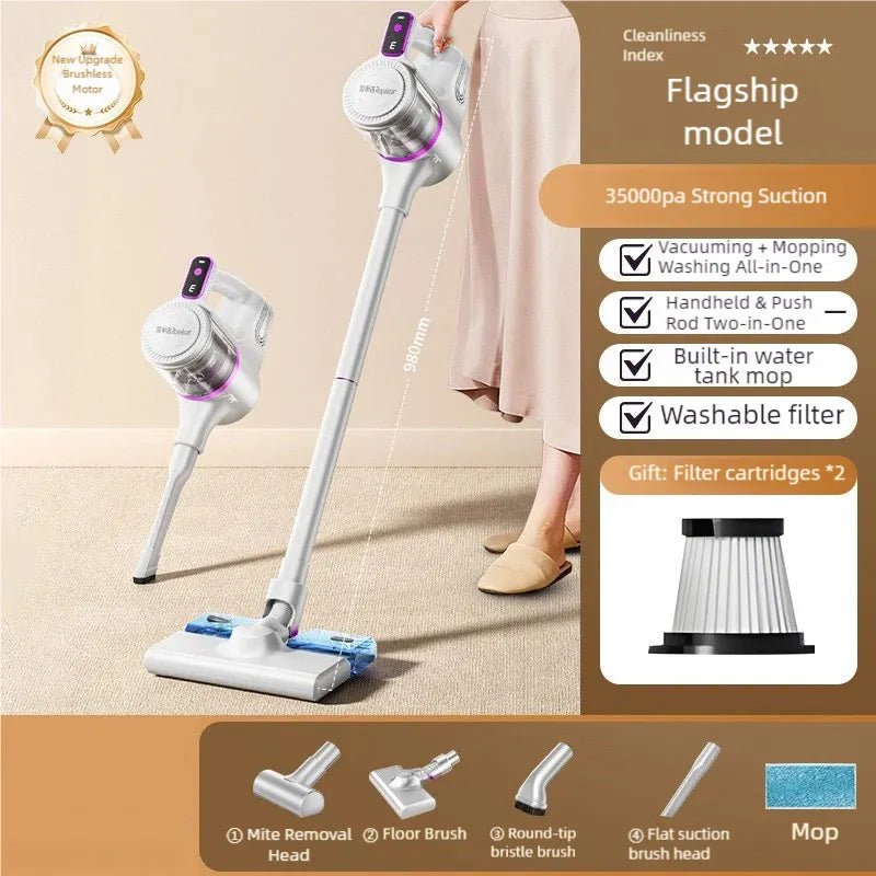 TINSOL 35000PA Cordless Vacuum Cleaner Vacuuming