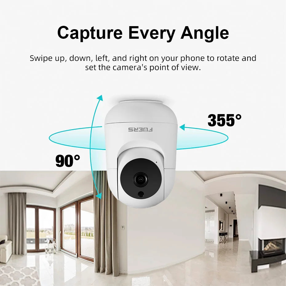 FUERS 5MP HD Indoor Security WIFI Camera