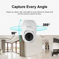FUERS 5MP HD Indoor Security WIFI Camera