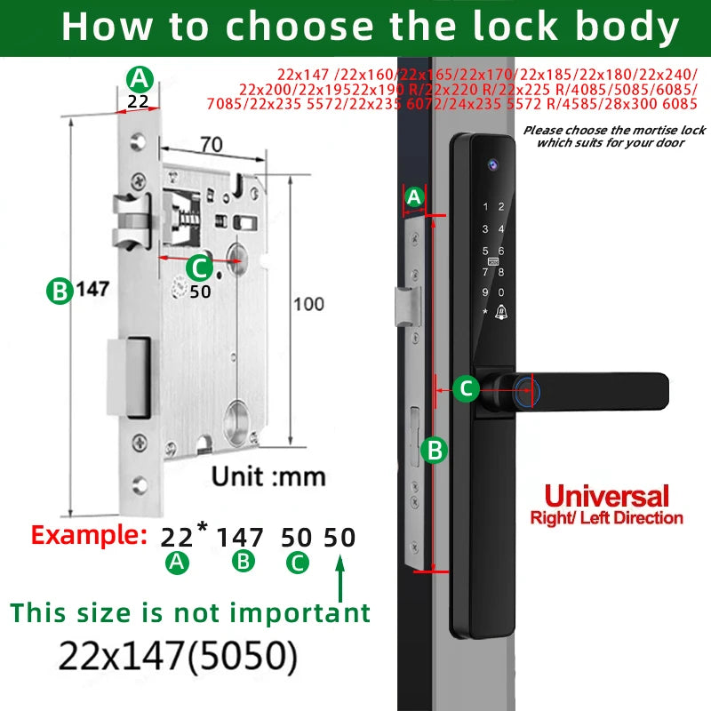 CDOK DQ05Tuya WiFi smart lock