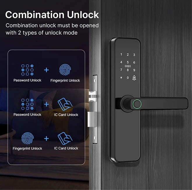 Tuya Wifi Electronic Smart Door Lock