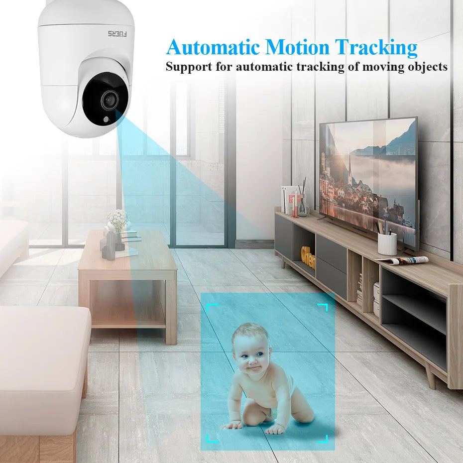 FUERS 5MP HD Indoor Security WIFI Camera