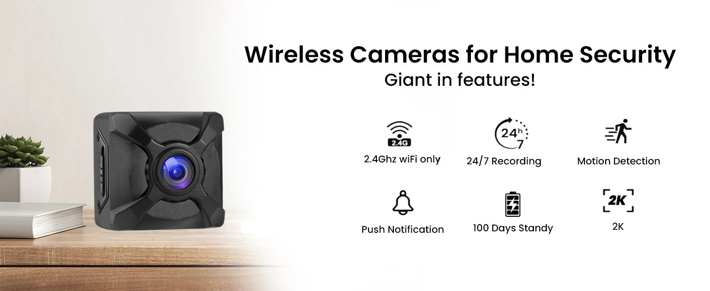 ﻿ Wireless Mini WiFi Security HD Camera Monitoring