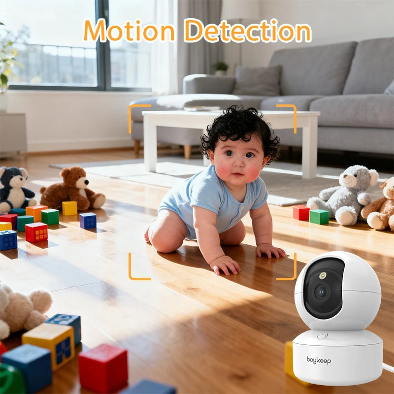 Boykeep 3MP Pet Camera with Phone App