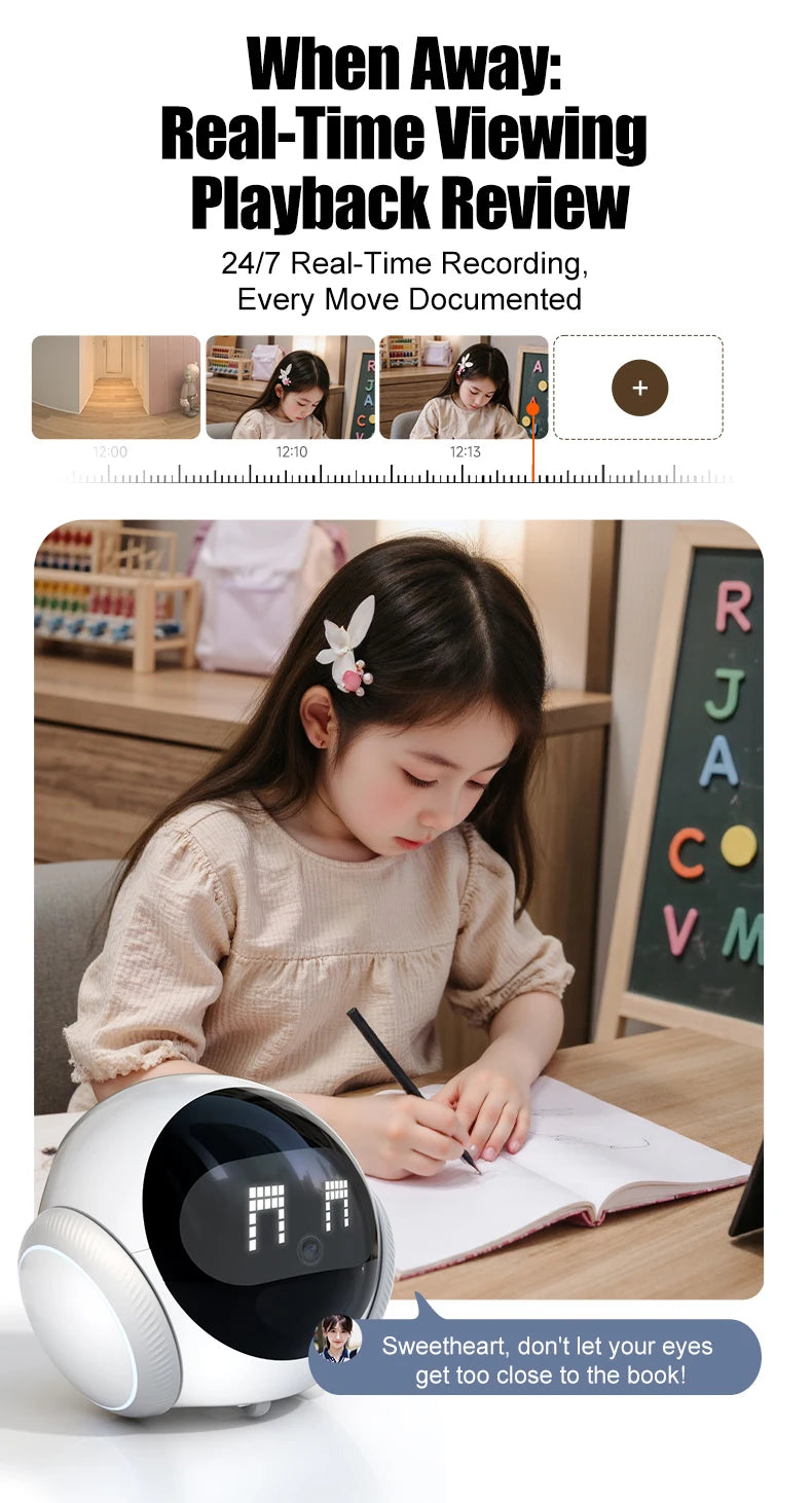 Famue Smart Child Care Robot with Pet Monitoring