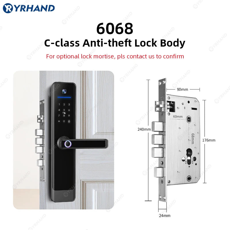 YRHAND Tuya Wifi Camera Video Intercom Lock App Remote