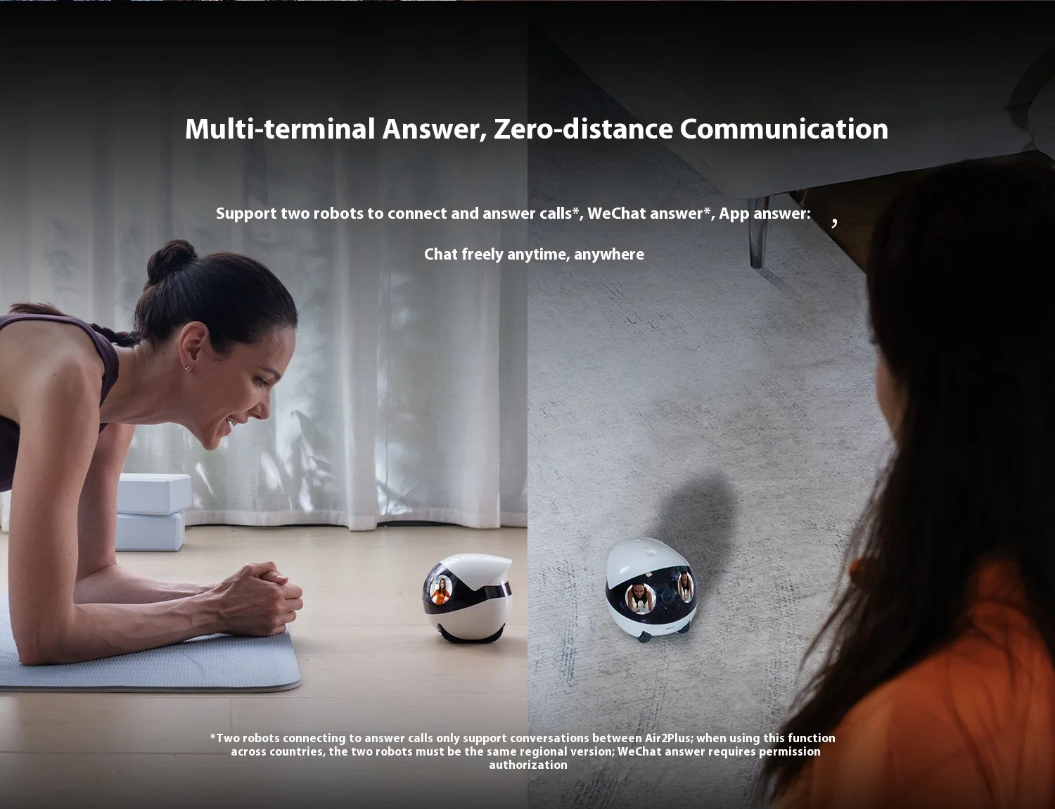 Enabot Air 2 Plus Intelligent Robot Wireless Camera AI