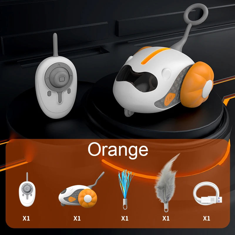 Cat Toy Ball Automatic Rolling Smart Cat Toy Car