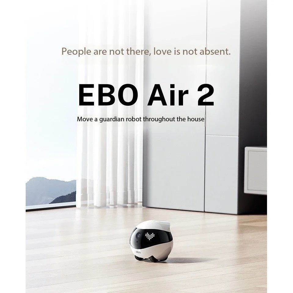 Enabot EBO AIR 2 Companion Robot 2K Home Security Pet Camera